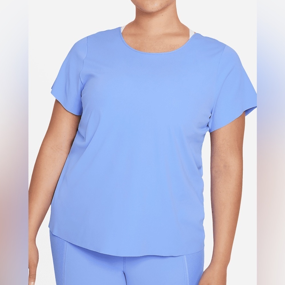 Nike Yoga Luxe Short Sleeve Dri Fit Tight Fit Plus Size 3X Women